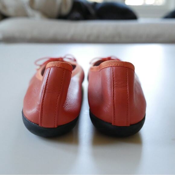 Paul Mayer Attitudes Made in Spain Ballet Flat Cap Toe Orange 5.5 - Picture 8 of 12